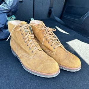 Polo Country Ralph Lauren Mens Enville Suede Boots Brown Size 13